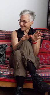 Barbara Hammer in her New York City studio.
